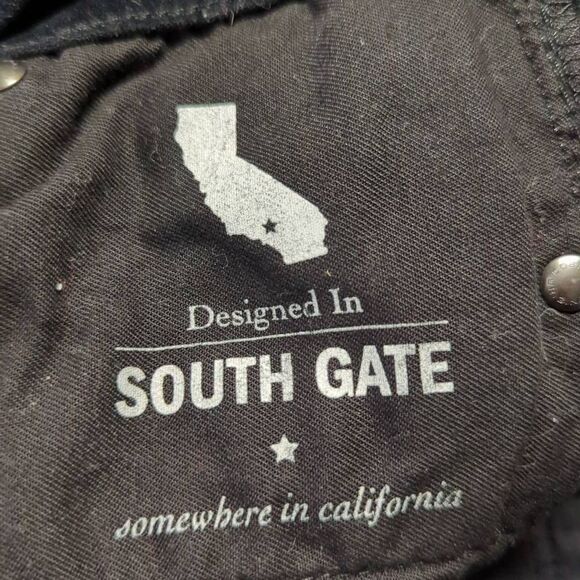 Ag Adriano Goldschmied Black Velveteen The Farrah Skinny pants Woman Size 27R‎ - Picture 13 of 14